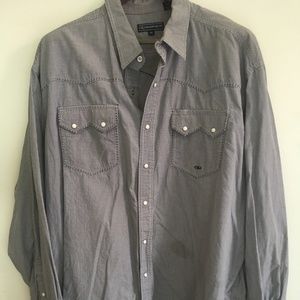 Western Pearl-snap long-sleeve shirt XXL